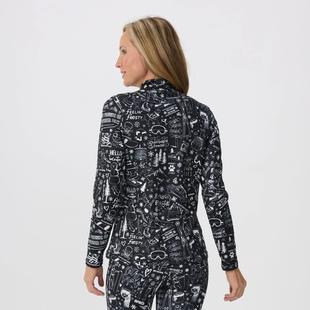 Krimson Klover Women's Graffiti 1/4 Zip Top Alternate View